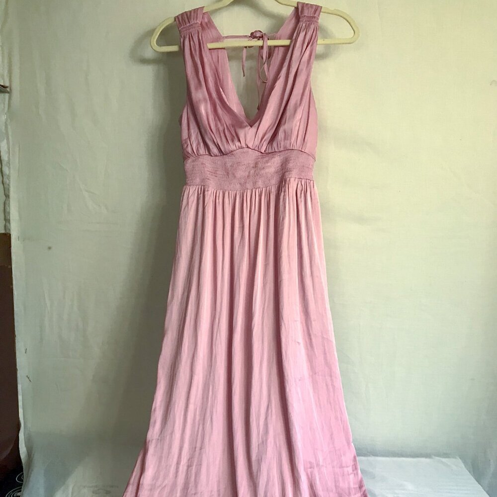 NWT Women's Old Navy Light Pink, Sleeveless Maxi Dress. Size Small